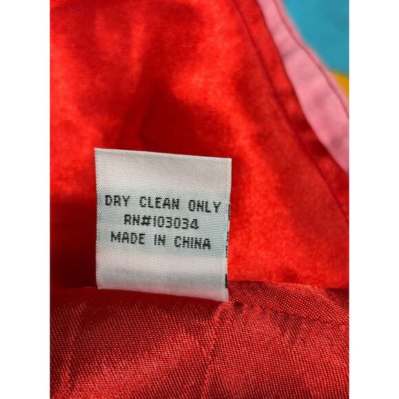 Giancarlo Ferrari Jacket Womens Small Multicolor Stripe Belted 3/4 Sleeve Tunic - Picture 6 of 7